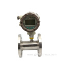 Liquid control diesel hydraulic oil turbine flow meter